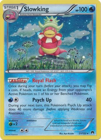 Slowking (21/122) (Cosmos Holo) [XY: BREAKpoint] 