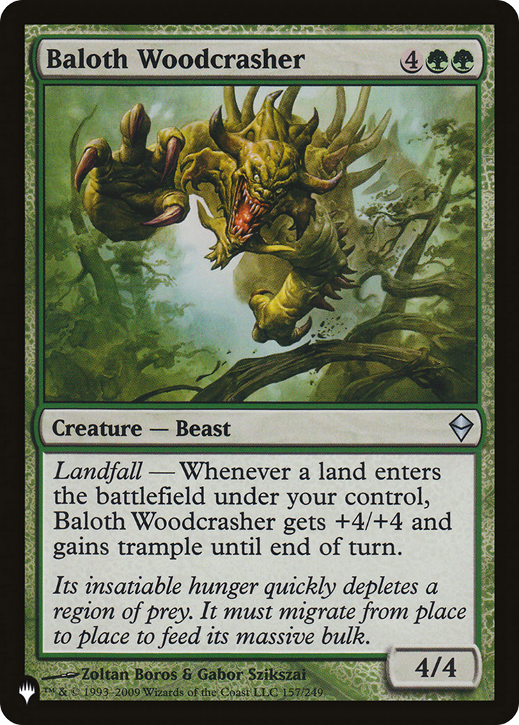 Baloth Woodcrasher [The List Reprints] 