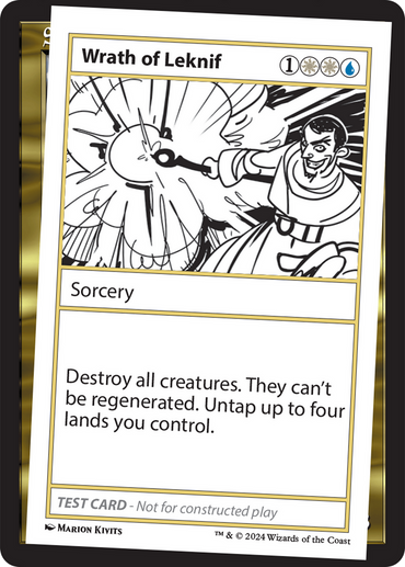 Wrath of Leknif [Mystery Booster 2 Playtest Cards] 