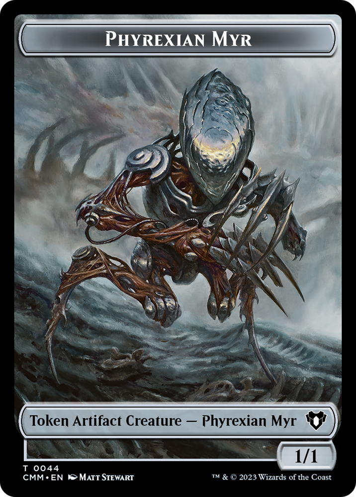 Phyrexian Myr Token [Commander Masters Tokens] 
