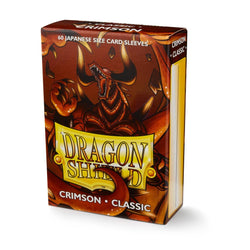 Dragon Shield: Japanese Size 60ct Sleeves - Crimson (Classic) 