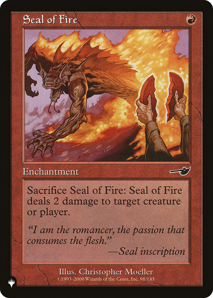 Seal of Fire [The List Reprints] 