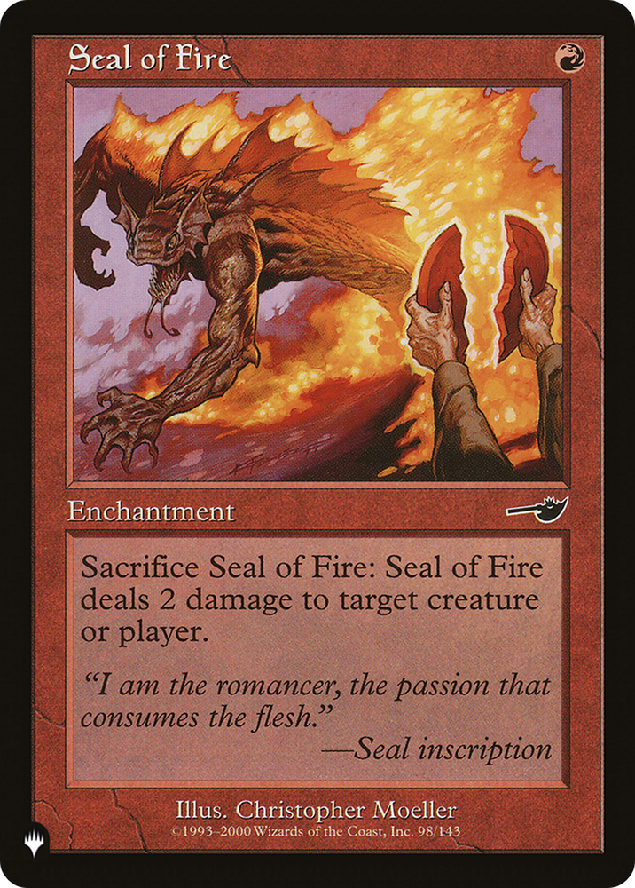 Seal of Fire [The List Reprints] 