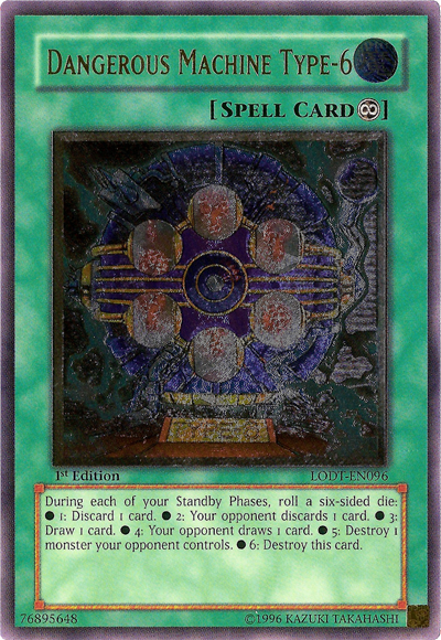 Dangerous Machine Type-6 [LODT-EN096] Ultimate Rare 