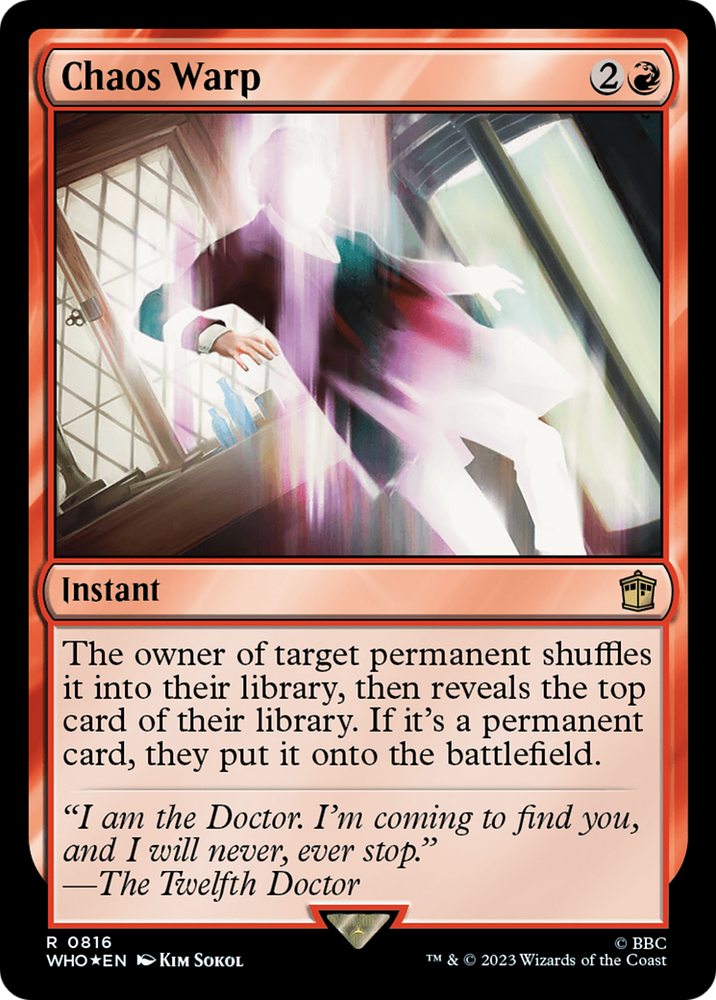Chaos Warp (Surge Foil) [Doctor Who] 