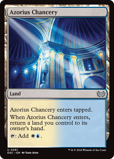 Azorius Chancery [Duskmourn: House of Horror Commander] 