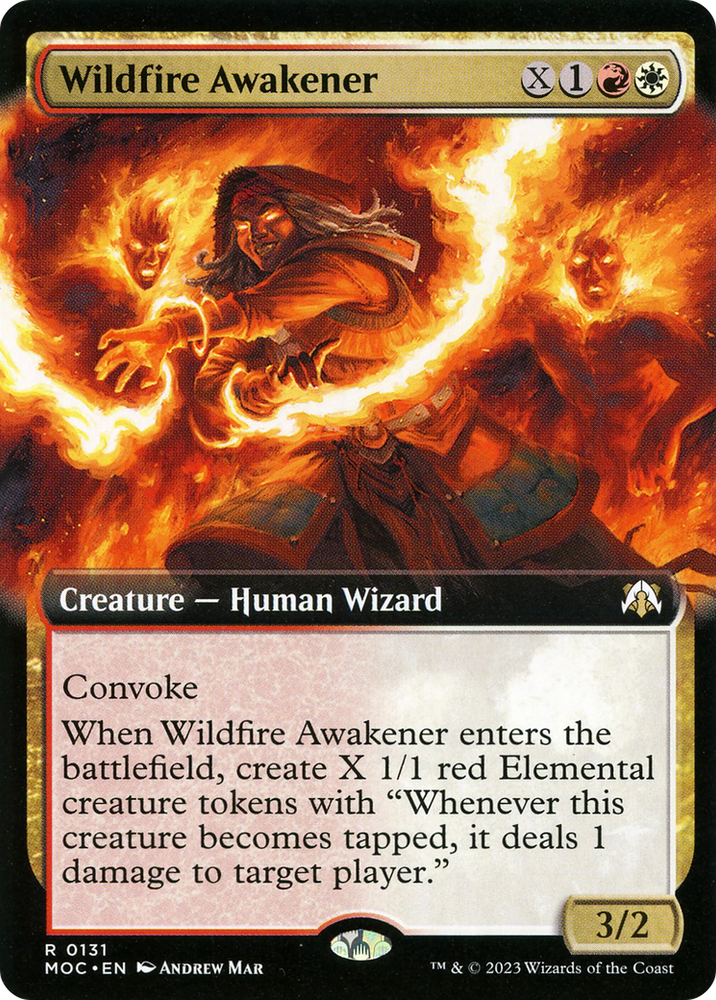 Wildfire Awakener (Extended Art) [March of the Machine Commander]