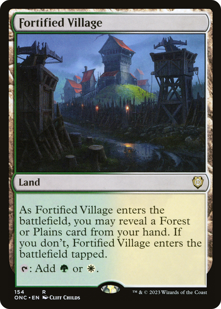 Fortified Village [Phyrexia: All Will Be One Commander] 