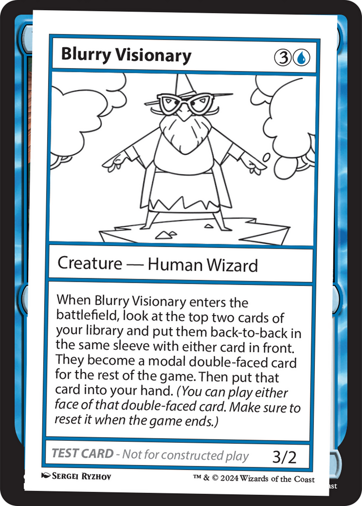 Blurry Visionary [Mystery Booster 2 Playtest Cards] 