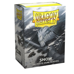 Dragon Shield: Standard 100ct Sleeves - Snow (Dual Matte) 