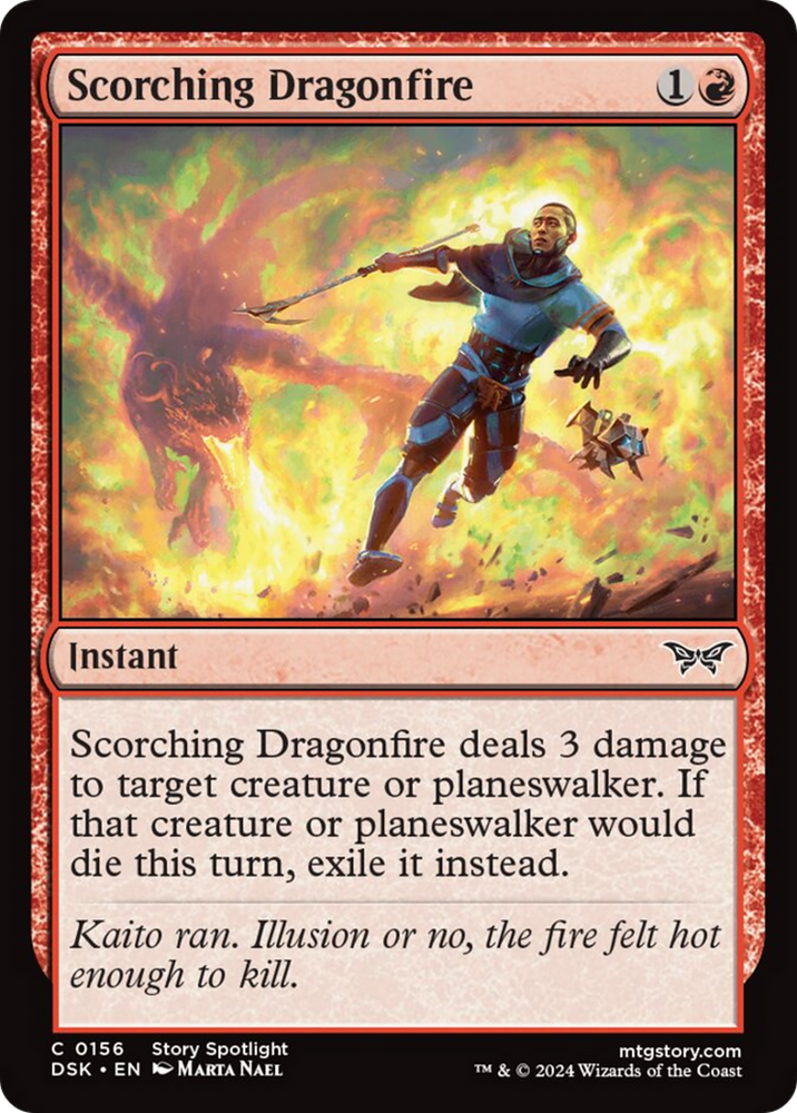 Scorching Dragonfire [Duskmourn: House of Horror] 