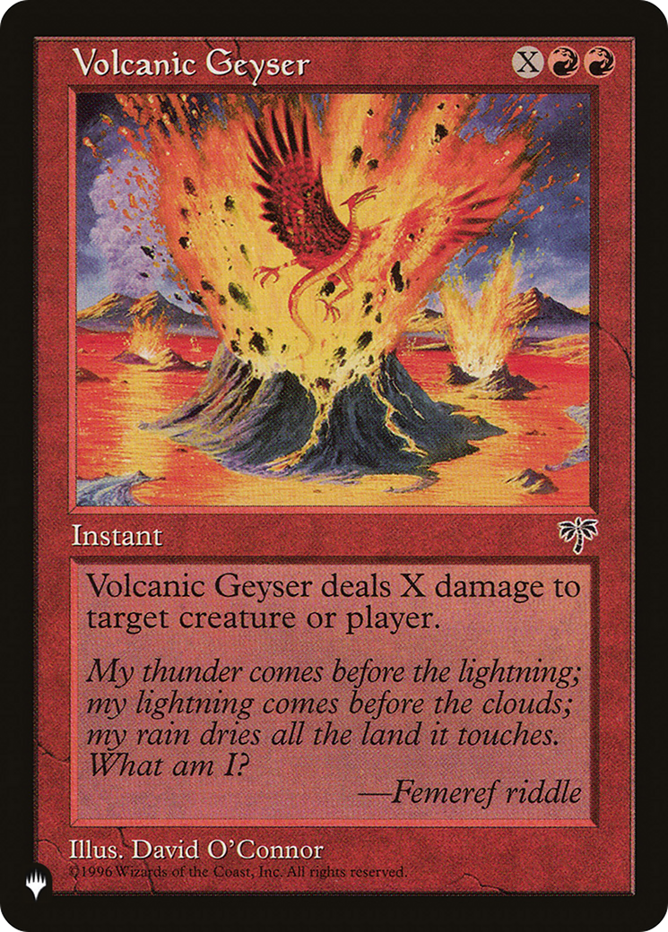 Volcanic Geyser [The List Reprints] 