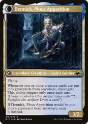 Dennick, Pious Apprentice // Dennick, Pious Apparition [Secret Lair: From Cute to Brute] 