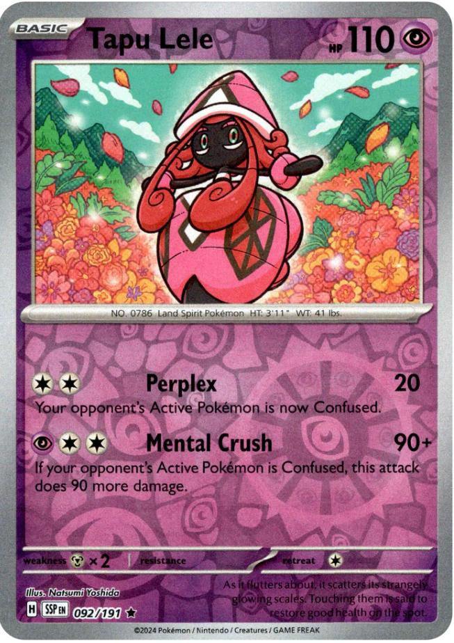 Tapu Lele (092/191) [Scarlet & Violet: Surging Sparks] 