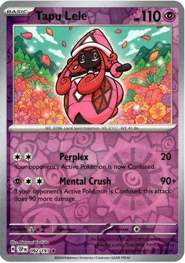 Tapu Lele (092/191) [Scarlet &amp; Violet: Surging Sparks] 