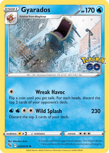Gyarados (022/078) [Pokémon GO] 