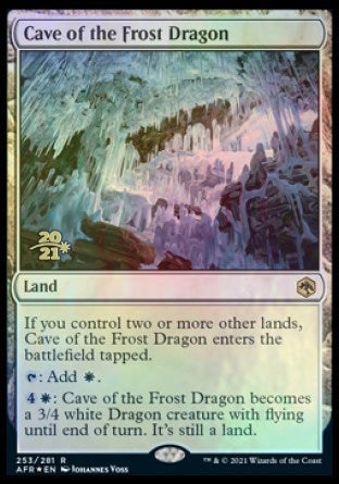 Cave of the Frost Dragon [Dungeons &amp; Dragons: Adventures in the Forgotten Realms Prerelease Promos] 