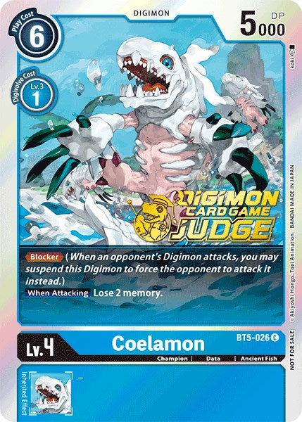 Coelamon [BT5-026] (Judge Pack 1) [Battle of Omni Promos] 