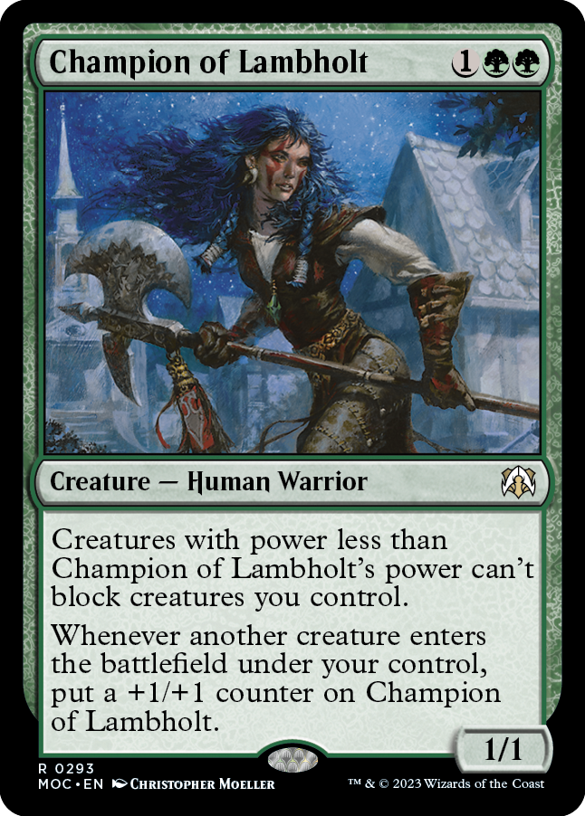 Champion of Lambholt [March of the Machine Commander] 