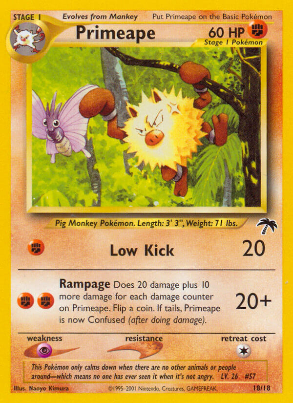 Primeape (18/18) [Southern Islands] 