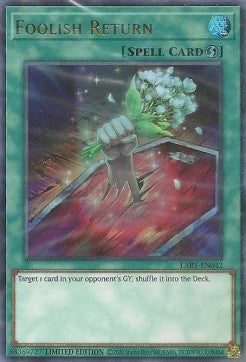 Foolish Return [LART-EN042] Ultra Rare 