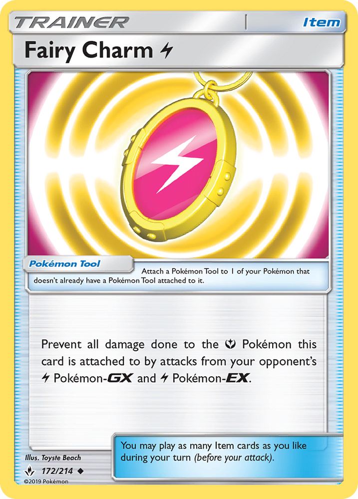 Fairy Charm Lightning (172/214) [Sun &amp; Moon: Unbroken Bonds] 
