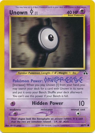 Unown [I] (68/75) [Neo Discovery Unlimited] 