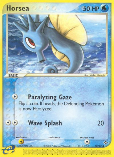Horsea (58/97) [EX: Dragon] 