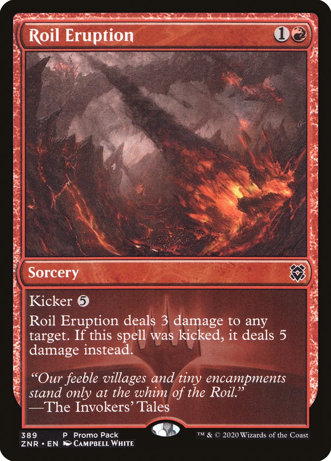 Roil Eruption (Promo Pack) [Zendikar Rising Promos] 