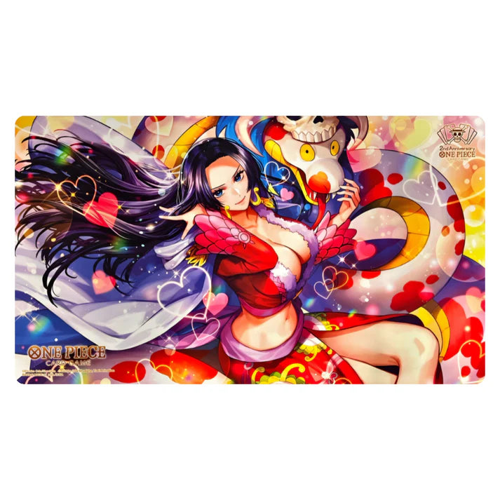 One Piece Chinese Card Game Exclusive 2nd Anniversary Boa Hancock Card Playmat