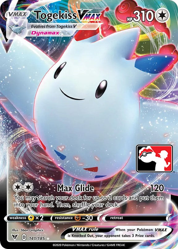 Togekiss VMAX (141/185) [Prize Pack Series One] 