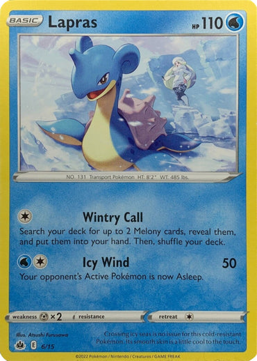 Lapras (6/15) [McDonald's Promos: Match Battle] 