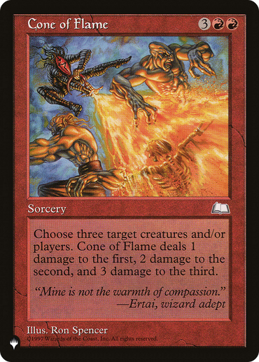 Cone of Flame [The List Reprints] 