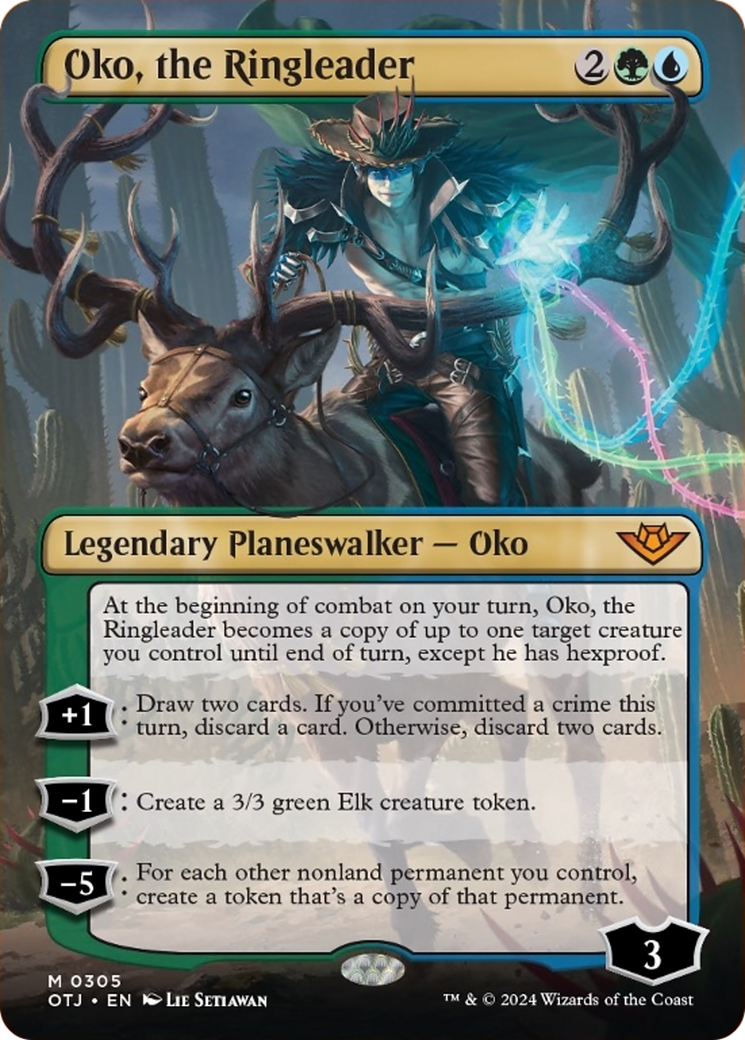 Oko, the Ringleader (Borderless) [Outlaws of Thunder Junction] 