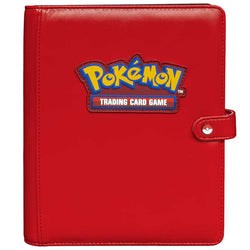 Premium Red 4-Pocket Snap Binder for Pokémon