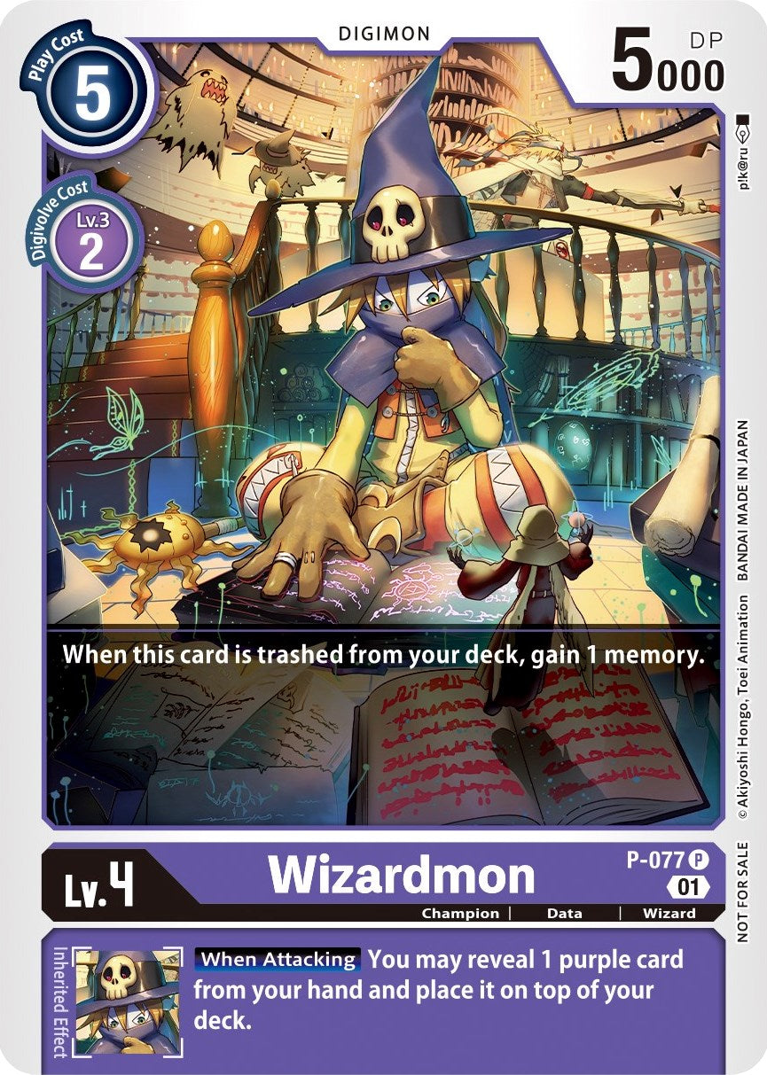 Wizardmon [P-077] (Update Pack) [Promotional Cards] 