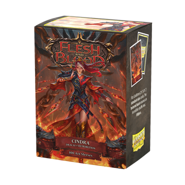 Dragon Shield: Standard 100ct Art Sleeves - Flesh and Blood (Cindra, Dracai of Retribution)