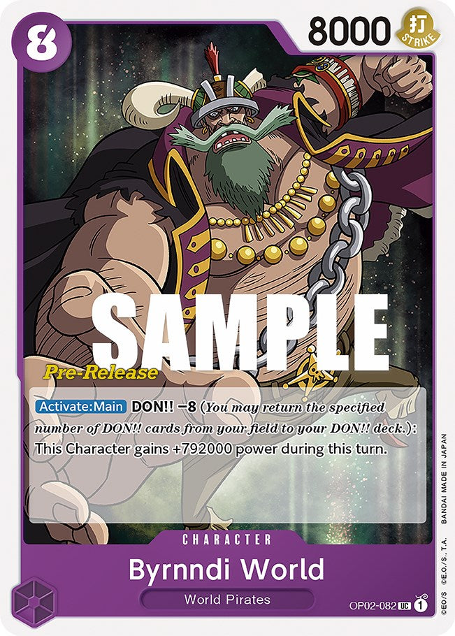 Byrnndi World [Paramount War Pre-Release Cards] 