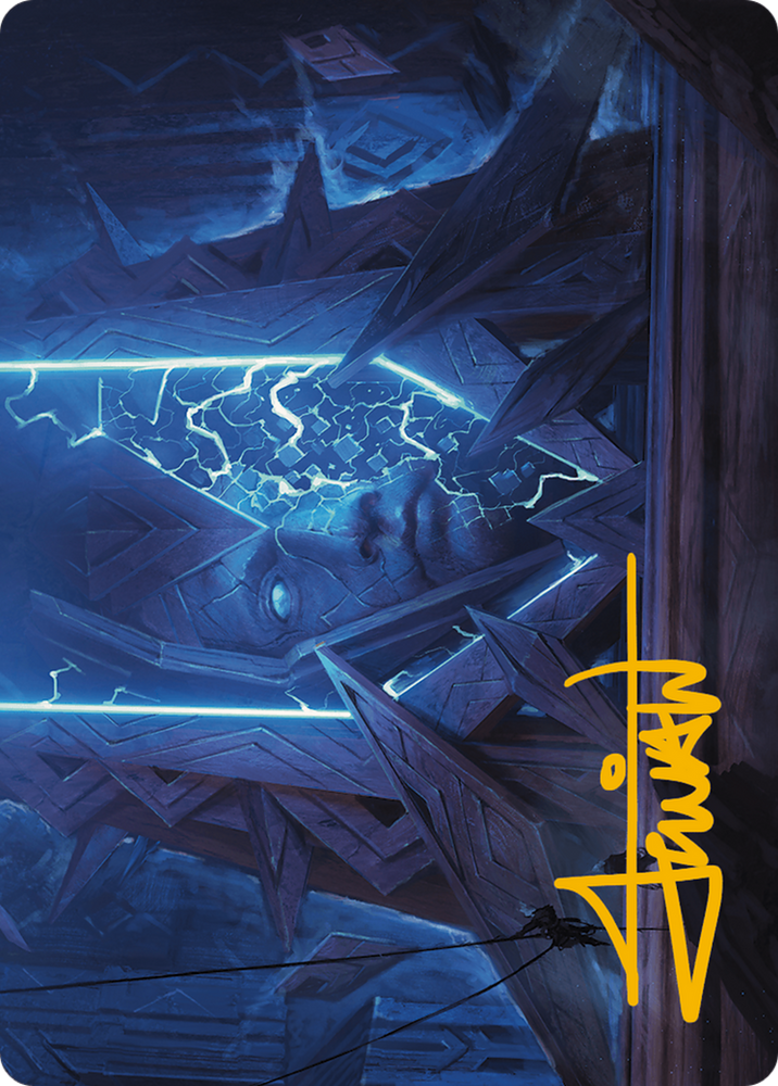 Stone Idol Generator Art Card (Gold-Stamped Signature) [Modern Horizons 3 Art Series] 