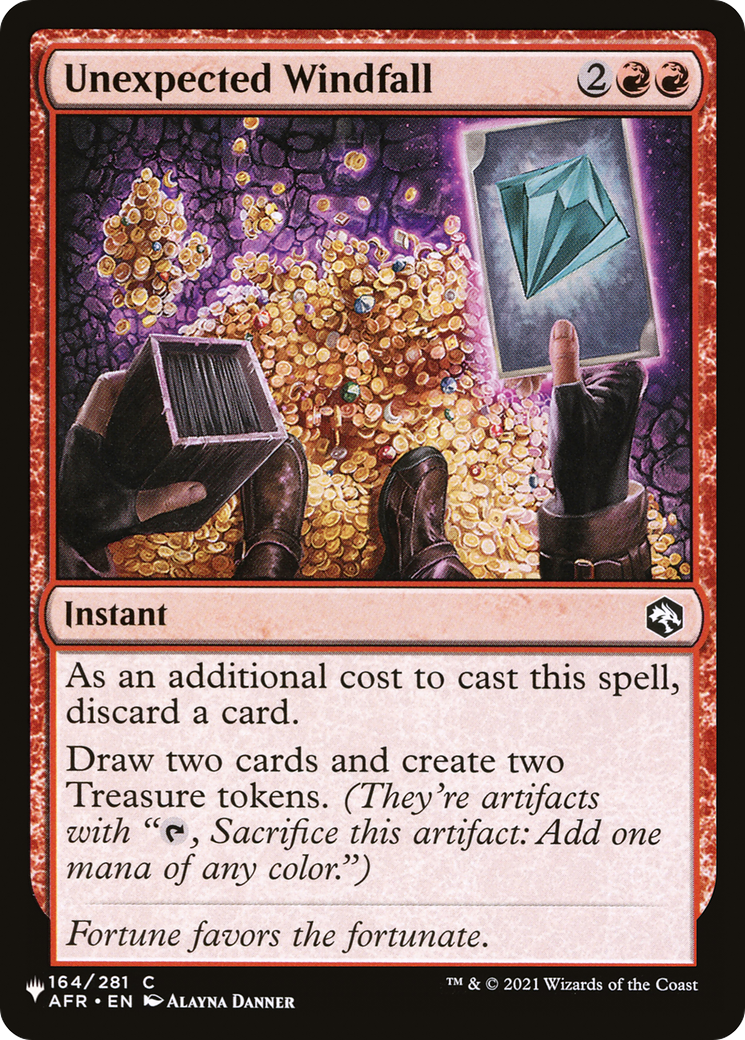 Unexpected Windfall [The List Reprints] 