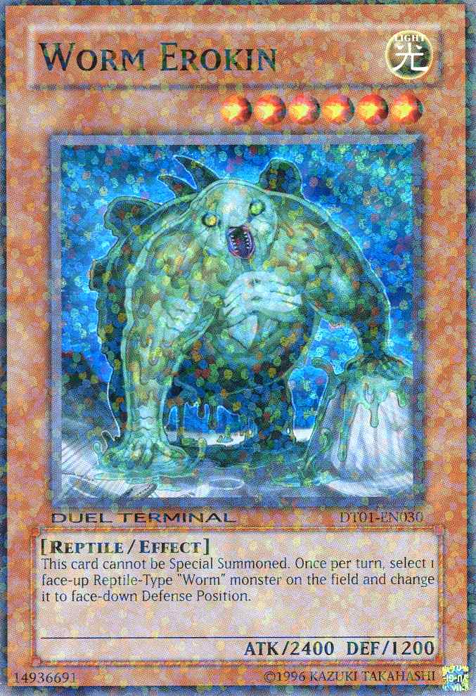Worm Erokin [DT01-EN030] Super Rare 