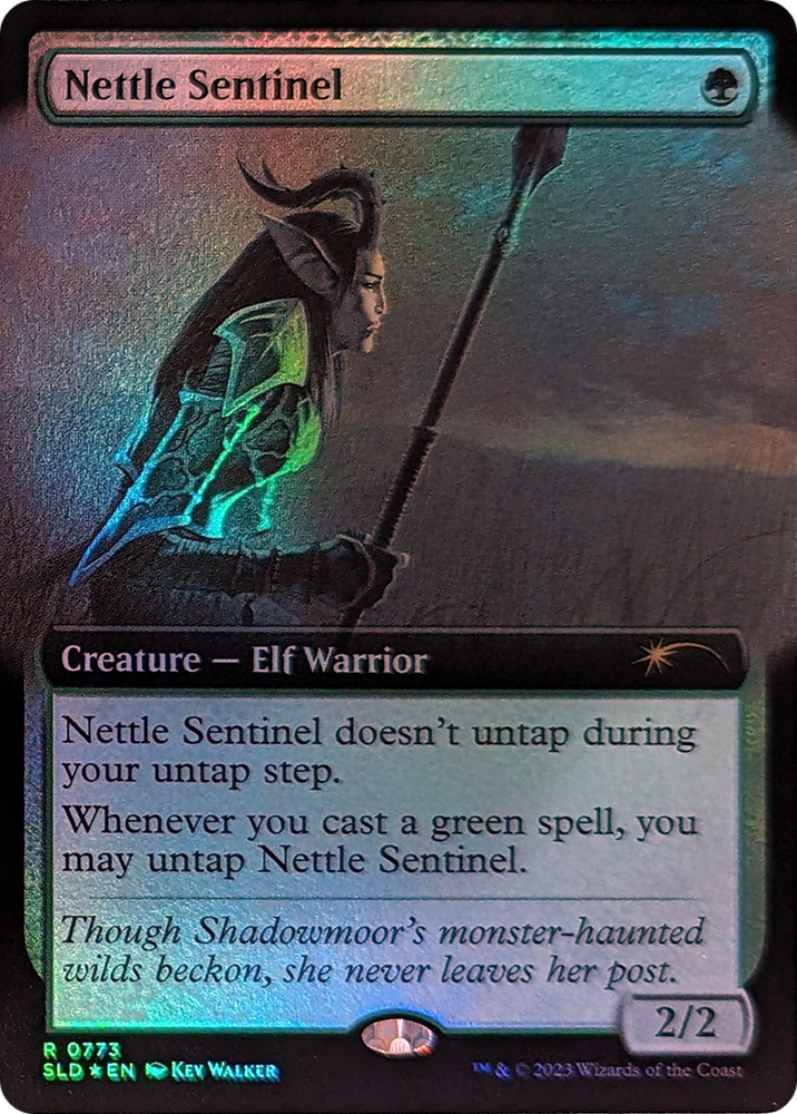 Nettle Sentinel (Extended Art) [Secret Lair Drop Series] 