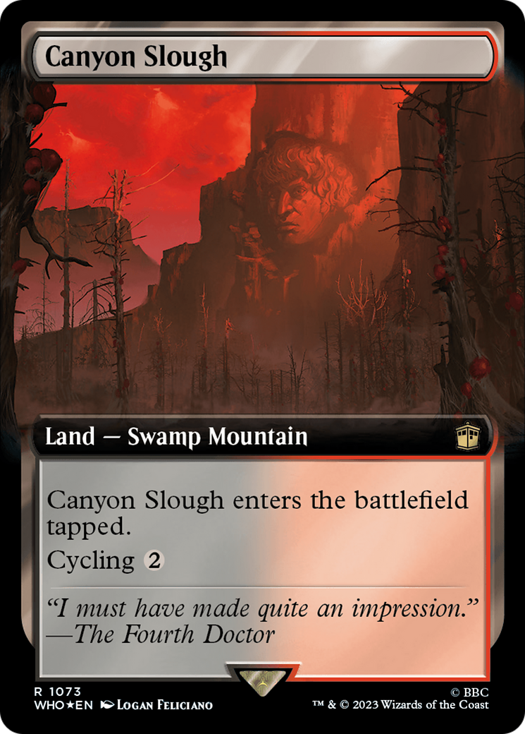 Canyon Slough (Extended Art) (Surge Foil) [Doctor Who] 