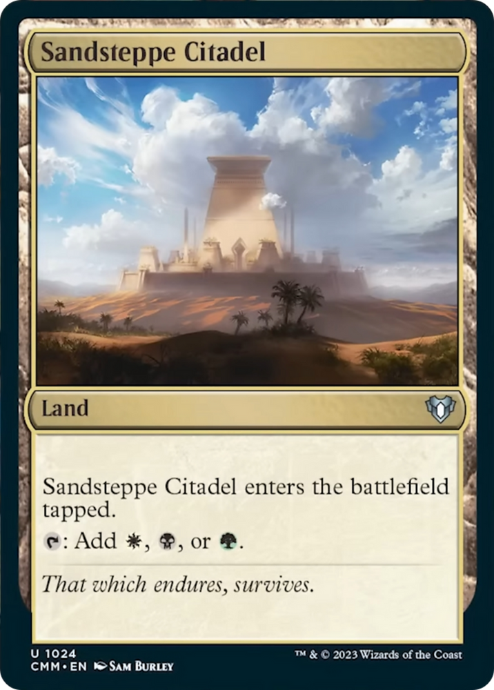 Sandsteppe Citadel [Commander Masters] 