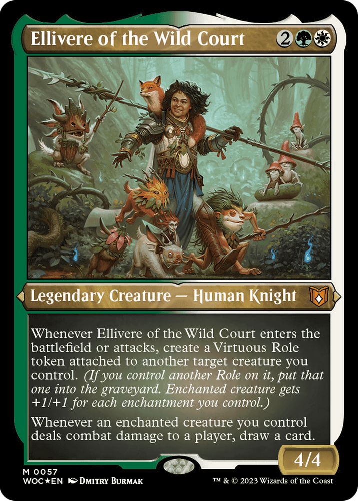 Ellivere of the Wild Court (Display Commander) [Wilds of Eldraine Commander] 