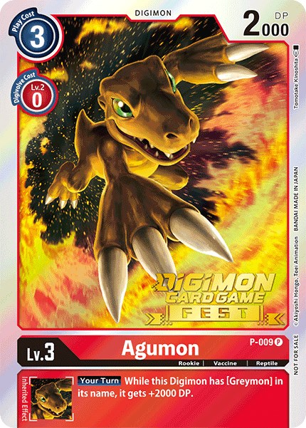 Agumon [P-009] (Digimon Card Game Fest 2022) [Promotional Cards] 