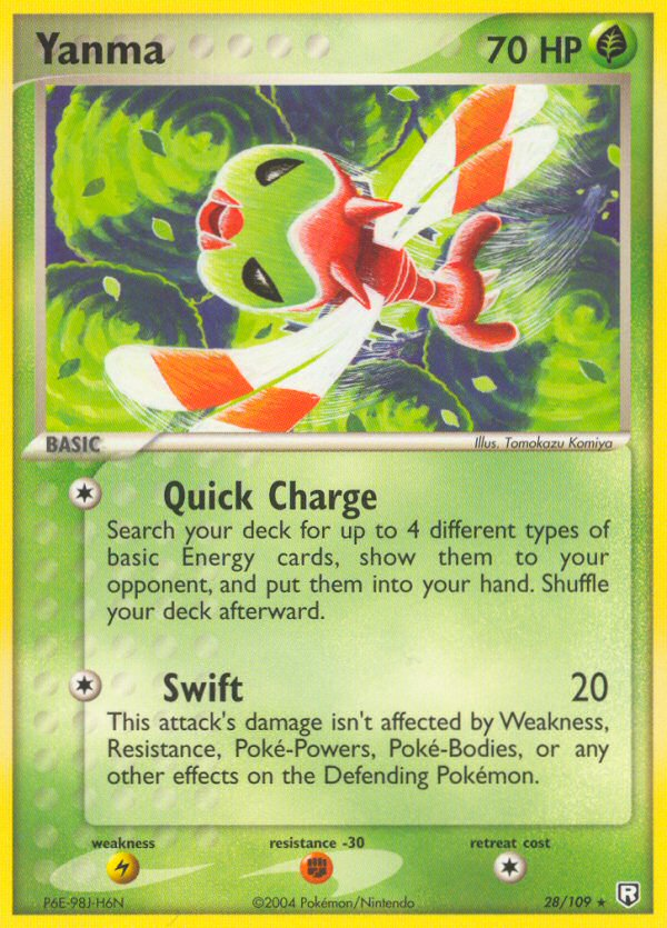 Yanma (28/109) [EX: Team Rocket Returns] 