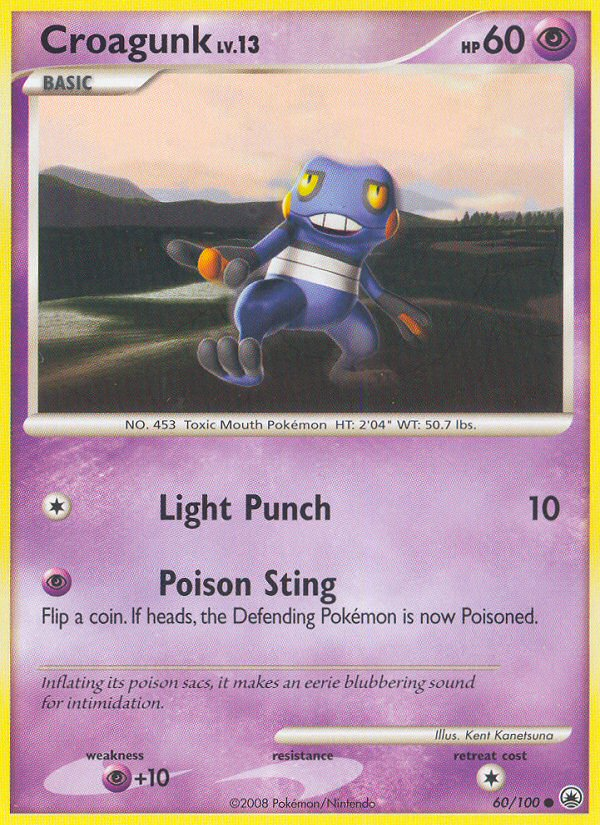 Croagunk (60/100) [Diamond &amp; Pearl: Majestic Dawn] 