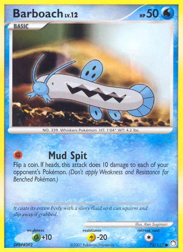Barboach (72/123) [Diamond &amp; Pearl: Mysterious Treasures] 