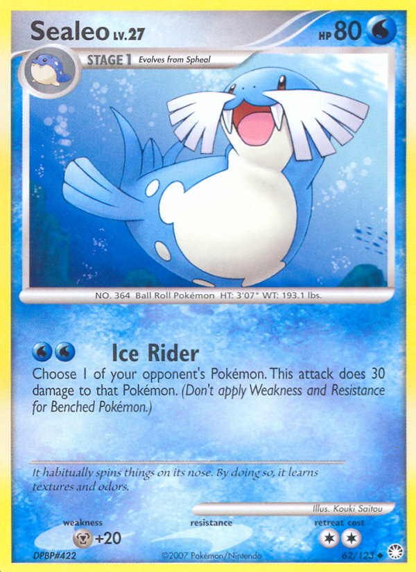 Sealeo (62/123) [Diamond &amp; Pearl: Mysterious Treasures] 